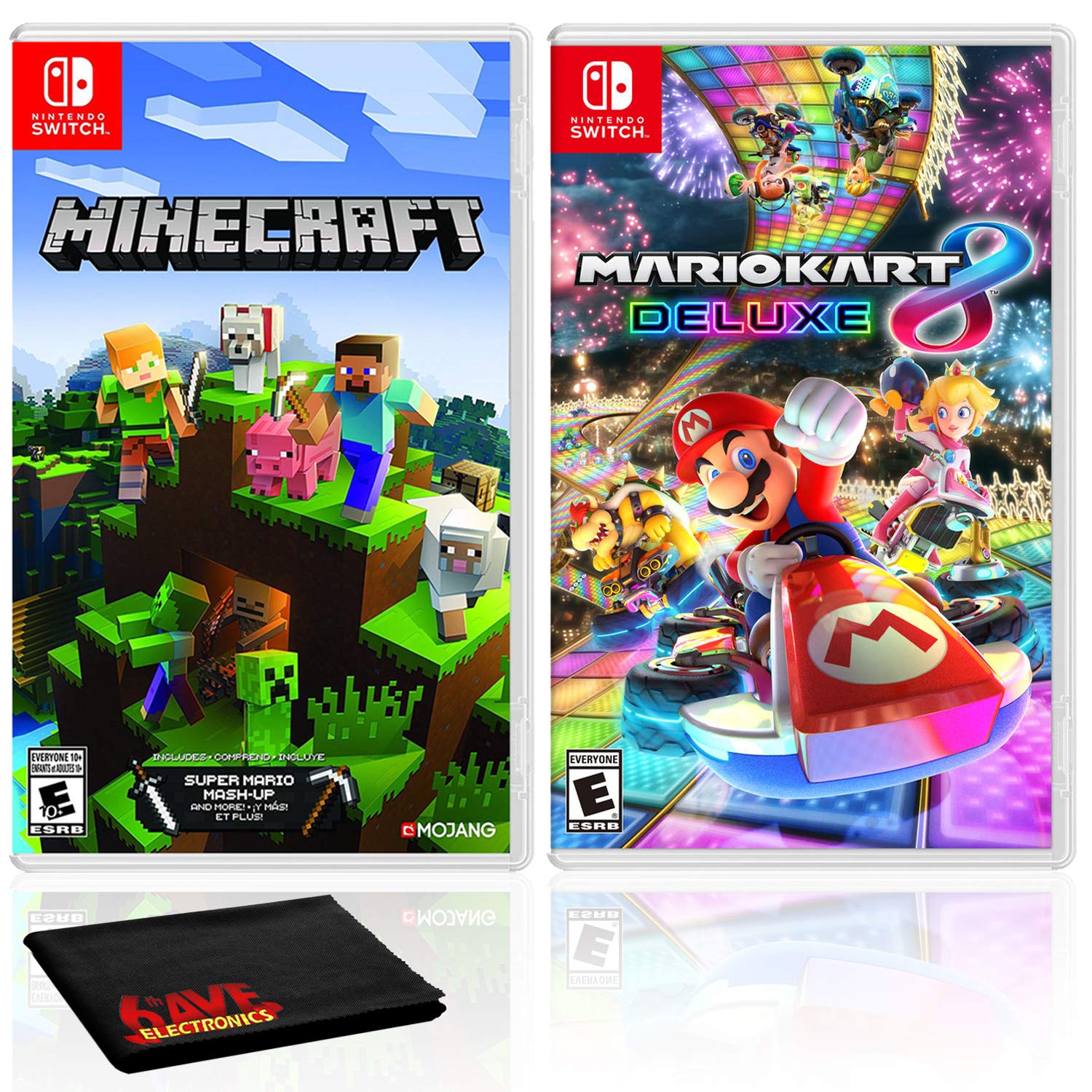 Minecraft & Mario Kart 8 Deluxe セット Nintendo Switch – Mario Kart 8 Deluxe Bundle - Walmart.com